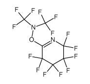 6-{bis(trifluoromethyl)aminooxy}-octafluoro-2,3,4,5-tetrahydropyridine Structure