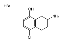7-amino-4-chloro-5,6,7,8-tetrahydronaphthalen-1-ol,hydrobromide结构式