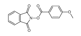 1,3-dioxoisoindolin-2-yl 4-methoxybenzoate Structure