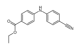 ethyl 4-(4-cyanoanilino)benzoate结构式