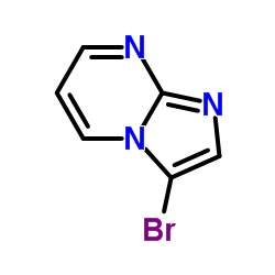 3-溴咪唑并[1,2-a]嘧啶结构式