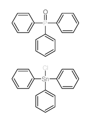 chloro-triphenyl-stannane; diphenylphosphorylbenzene Structure