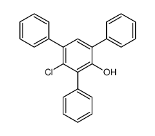 3-chloro-2,4,6-triphenyl-phenol结构式