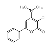 2H-Pyran-2-one,3-chloro-4-(dimethylamino)-6-phenyl- picture