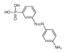 [3-[(4-Aminophenyl)azo]phenyl]phosphonic acid结构式