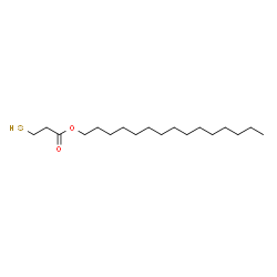 3-Mercaptopropanoic acid pentadecyl ester结构式