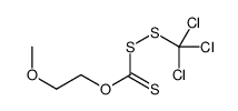 O-(2-methoxyethyl) (trichloromethyldisulfanyl)methanethioate Structure