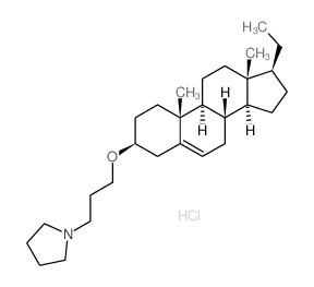 1-[3-[(17-ethyl-10,13-dimethyl-2,3,4,7,8,9,11,12,14,15,16,17-dodecahydro-1H-cyclopenta[a]phenanthren-3-yl)oxy]propyl]pyrrolidine picture