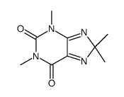 1,3,8,8-tetramethylpurine-2,6-dione结构式