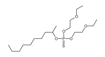 decan-2-yloxy-bis(2-ethoxyethoxy)-sulfanylidene-λ5-phosphane Structure