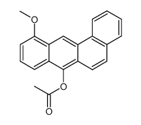 7-acetoxy-11-methoxybenz[a]anthracene结构式