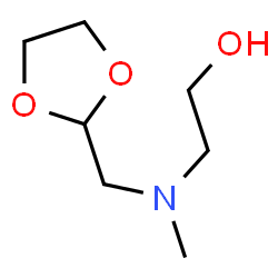 Ethanol, 2-[(1,3-dioxolan-2-ylmethyl)methylamino]- (9CI)结构式