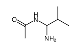 N-(1-amino-2-methylpropyl)acetamide结构式