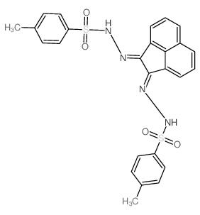 Benzenesulfonic acid, 4-methyl-,1,2-acenaphthylenediylidenedihydrazide (9CI) structure