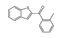 2-(2-methylbenzoyl)benzo(b)thiophene Structure