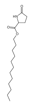 dodecyl 5-oxo-DL-prolinate Structure