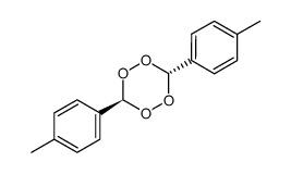 trans-3,6-di-p-tolyl-1,2,4,5-tetroxan结构式