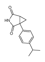 1-(p-Cumyl)-1,2-cyclopropan-dicarboximid结构式