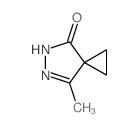 7-Methyl-5,6-diazaspiro(2.4)hept-6-en-4-one structure