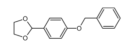 2-(4-(benzyloxy)phenyl)-1,3-dioxolane Structure