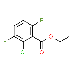 Ethyl 2-chloro-3,6-difluorobenzoater结构式