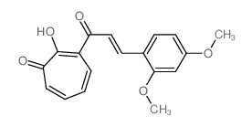 3-[3-(2,4-dimethoxyphenyl)prop-2-enoyl]-2-hydroxy-cyclohepta-2,4,6-trien-1-one picture