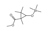 methyl 1,2,2-trimethyl-3-((trimethylsilyl)oxy)cyclopropane-1-carboxylate Structure