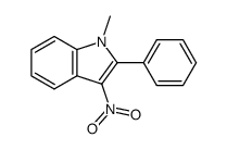 1-methyl-2-phenyl-3-nitro-1H-indole Structure