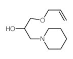 1-Piperidineethanol,a-[(2-propen-1-yloxy)methyl]- Structure