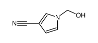 1H-Pyrrole-3-carbonitrile,1-(hydroxymethyl)-(9CI) Structure