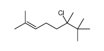 6-chloro-2,6,7,7-tetramethyloct-2-ene Structure