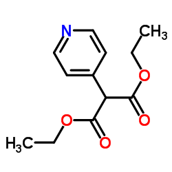 Diethyl 4-pyridinylmalonate Structure