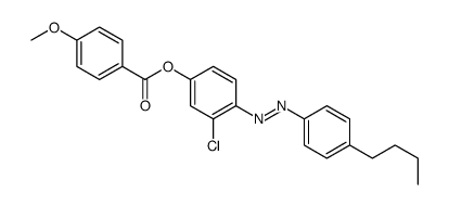 [4-[(4-butylphenyl)diazenyl]-3-chlorophenyl] 4-methoxybenzoate Structure