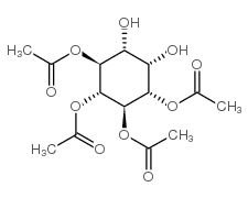 3,4,5,6-Tetra-O-acetyl-D-myo-inositol Structure