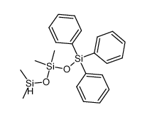 1,1,3,3-tetramethyl-5,5,5-triphenyltrisiloxane Structure