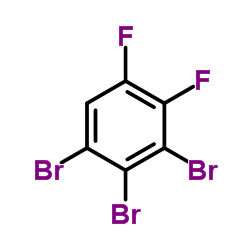 1,2,3-Tribromo-4,5-difluorobenzene结构式