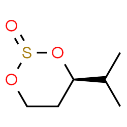 1,3,2-Dioxathiane,4-(1-methylethyl)-,2-oxide,trans-(9CI) Structure