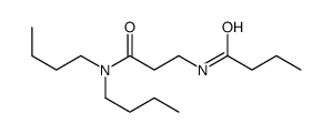 N-[3-(dibutylamino)-3-oxopropyl]butanamide Structure