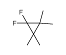 1,1-difluoro-2,2,3,3-tetramethylcyclopropane Structure