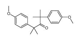 2,4-bis(4-methoxyphenyl)-2,4-dimethylpentan-3-one结构式