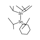 (cyclohexyl)pentaisopropylditin Structure