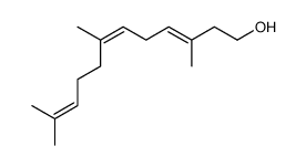(6Z)-3,7,11-trimethyldodeca-3,6,10-trien-1-ol结构式