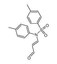 β-(N-tosyl-p-toluidino)acrolein Structure