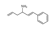 (E)-1-PHENYLHEXA-1,5-DIEN-3-AMINE structure