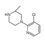 (3S)-1-(3-chloropyridin-2-yl)-3-methylpiperazine结构式