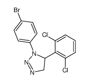 1-(4-bromophenyl)-5-(2,6-dichlorophenyl)-1,2,3-triazoline Structure