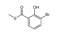 S-methyl 3-bromo-2-hydroxybenzothioate Structure