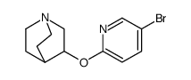 3-[(5-bromopyridin-2-yl)oxy]quinuclidine结构式