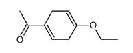1-(4-ethoxy-cyclohexa-1,4-dienyl)-ethanone结构式