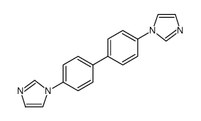 4,4'-双(1H-咪唑-1-取代)-1,1'-联苯结构式